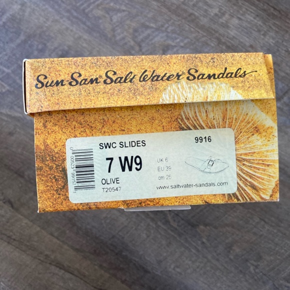 Salt Water sandals women’s Classic Slide olive - Picture 3 of 3